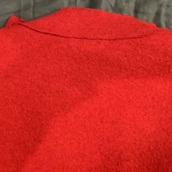 Vintage Eileen Fisher Red Wool Jacket, Size XL. - Picture 12 of 16